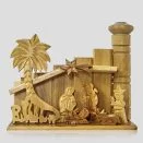 Olive Wood Wall Nativity/Medium