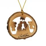 Nativity Olive Wood Ornament