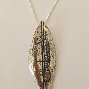 Palestine Olive Leaf Pendant