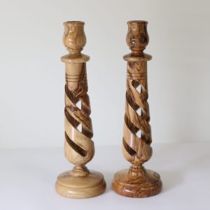 Large Oblique Spiral Candlestick Set