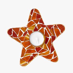 Mosaic Star "Candle Holder"