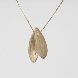 Double Olive leaf Pendant