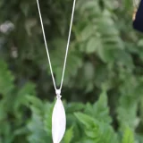 Single Olive Leaf Pendant