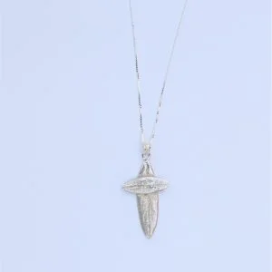 Olive Leaf Cross Pendant