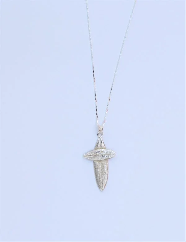 Olive Leaf Cross Pendant