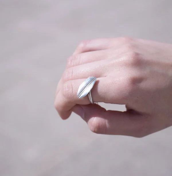 Small Olive Leaf Ring