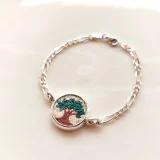 Mosaic Olive Tree Bracelet