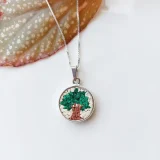 Mosaic Olive Tree Pendant