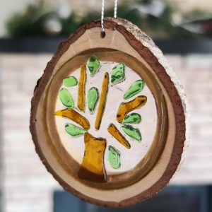 glass olive tree