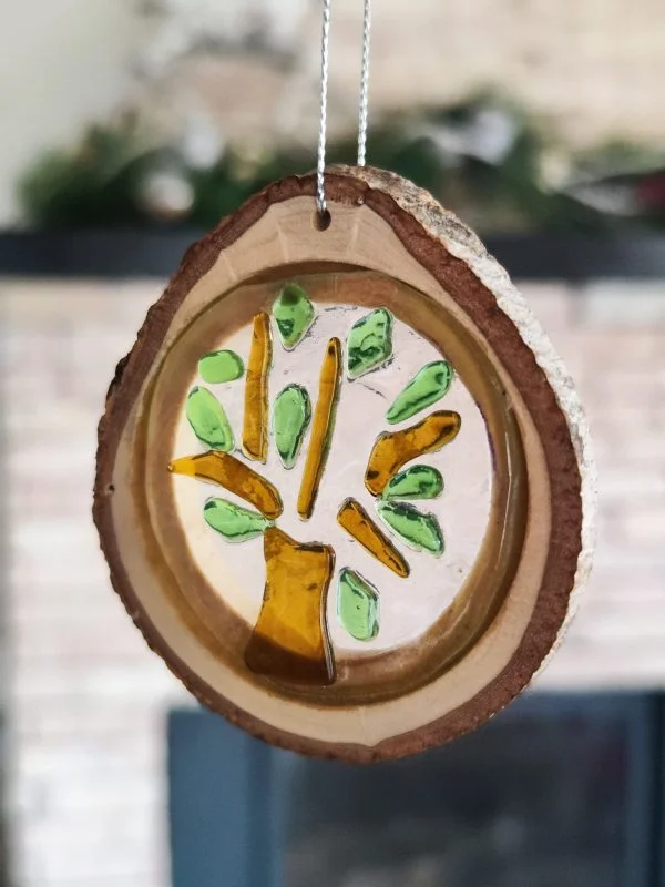 glass olive tree