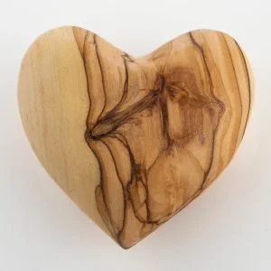 Olive Wood Heart