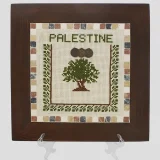 Olive Wood Embroidery Tree Frame/one row