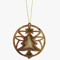 Wooden Tree Ornament