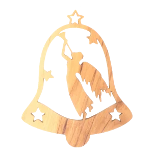 Angel in Bell Ornament