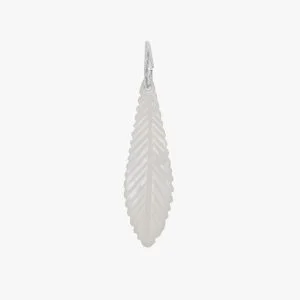 Mother-of-Pearl Leaf Pendant