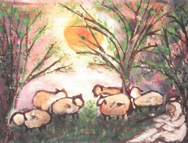 "A Peaceful Day" Post Card