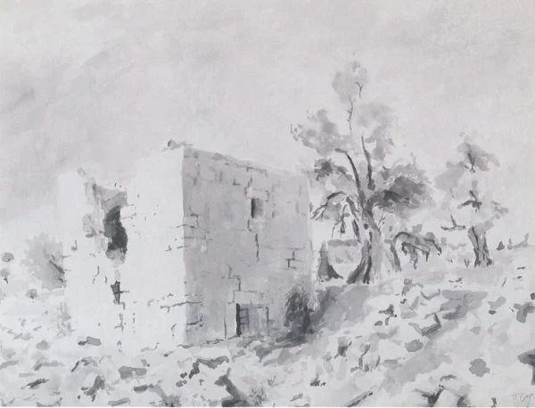 "Ruins 3" Post Card