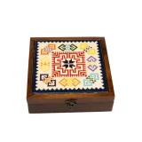 Ceramic Tile Top Jewelry Box