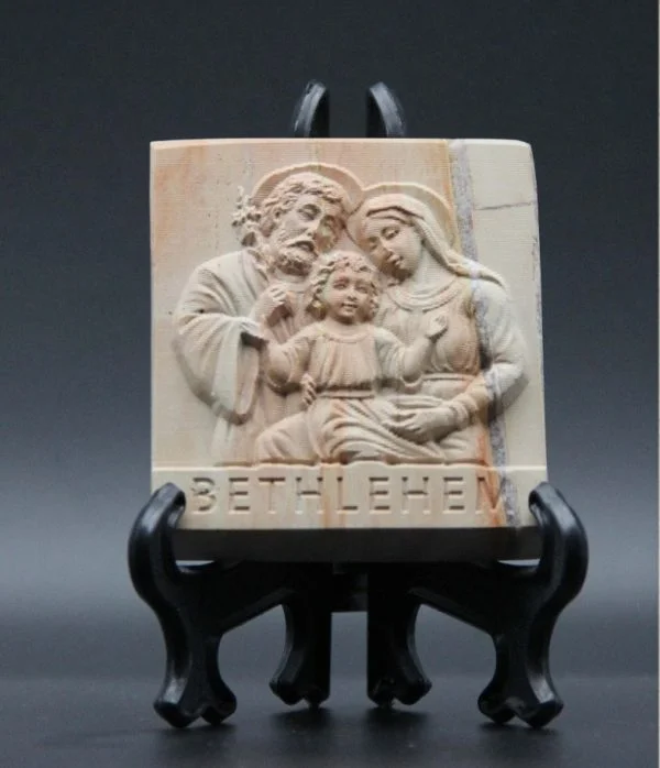 Small Holy Family stone