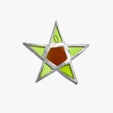 Stained Glass Star Ornament