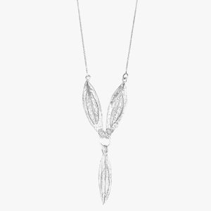 Silver Olive Leaf Pendant
