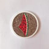 Watermelon Mosaic Coaster