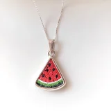 Watermelon Mosaic Pendant