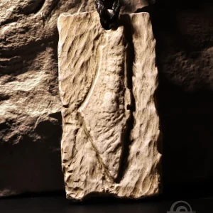 Handmade Palestinian Map Stone Pendant