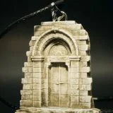 Handmade Palestinian Old Door Stone Pendant