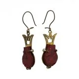 Handcrafted Pomegranate Earrings