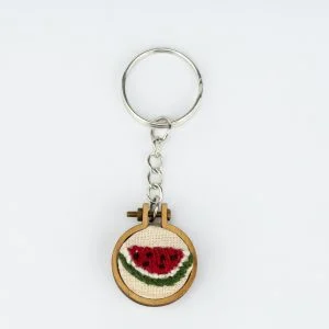 Embroidery keychain
