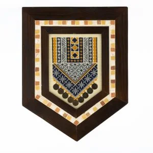 Embroidery Wall Art Triangle Frame