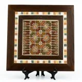 Traditional Embroidered Square Frame