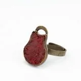 Handcrafted Pomegranate Ring