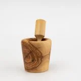 Olive Wood Mortar Crusher