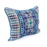 Palestinian Embroidery Blue Cushion Mimo