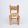 Mini Wooden Chair with Hemp Cord Woven Seat-Ast001 (2)