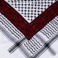 Palestinian Keffiyeh with Handmade Embroidery-abi014 (2)