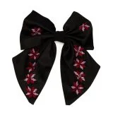 Ribbon Hair Tie with Palestinian Embroidery