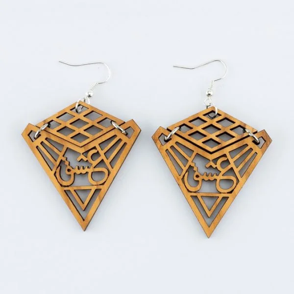 olive wood earring-nh001 (1)