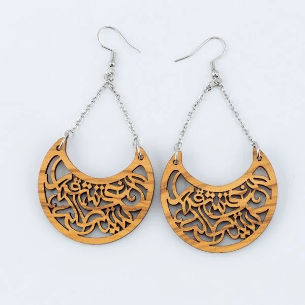 olive wood earring-nh001 (13)