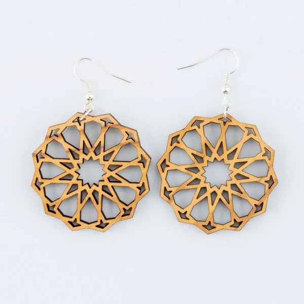 olive wood earring-nh001 (2)