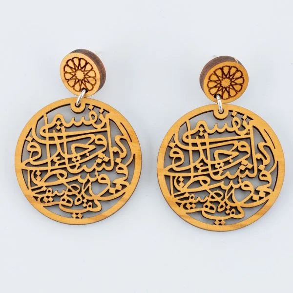 olive wood earring-nh001 (3)