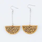 Olive Wood Earrings Dreams