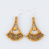 Olive Wood Earrings – Let Go